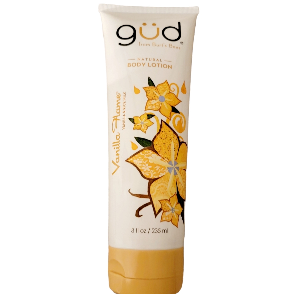 Brand‎ new! Burt’s Bees Gud Vanilla Flame Natural Body Lotion 8 Fluid Ounces